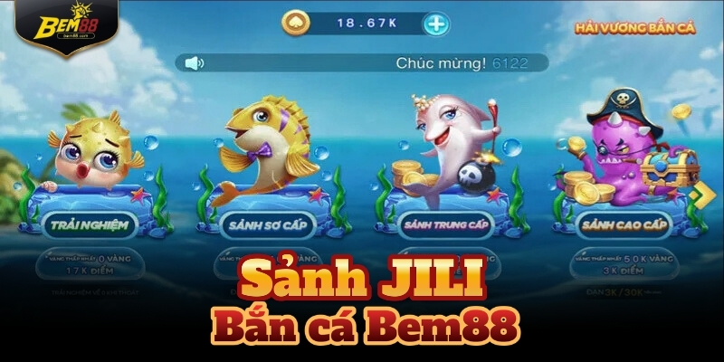 Bắn cá Bem88 hợp tác với JILI - Nhà phát triển game uy tín hàng đầu thị trường