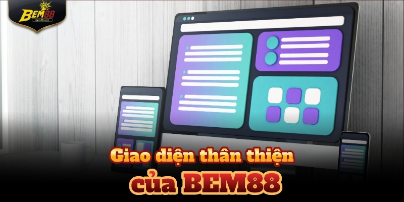 Bem88 gây ấn tượng với giao diện tinh tế ngay từ lần đầu truy cập
